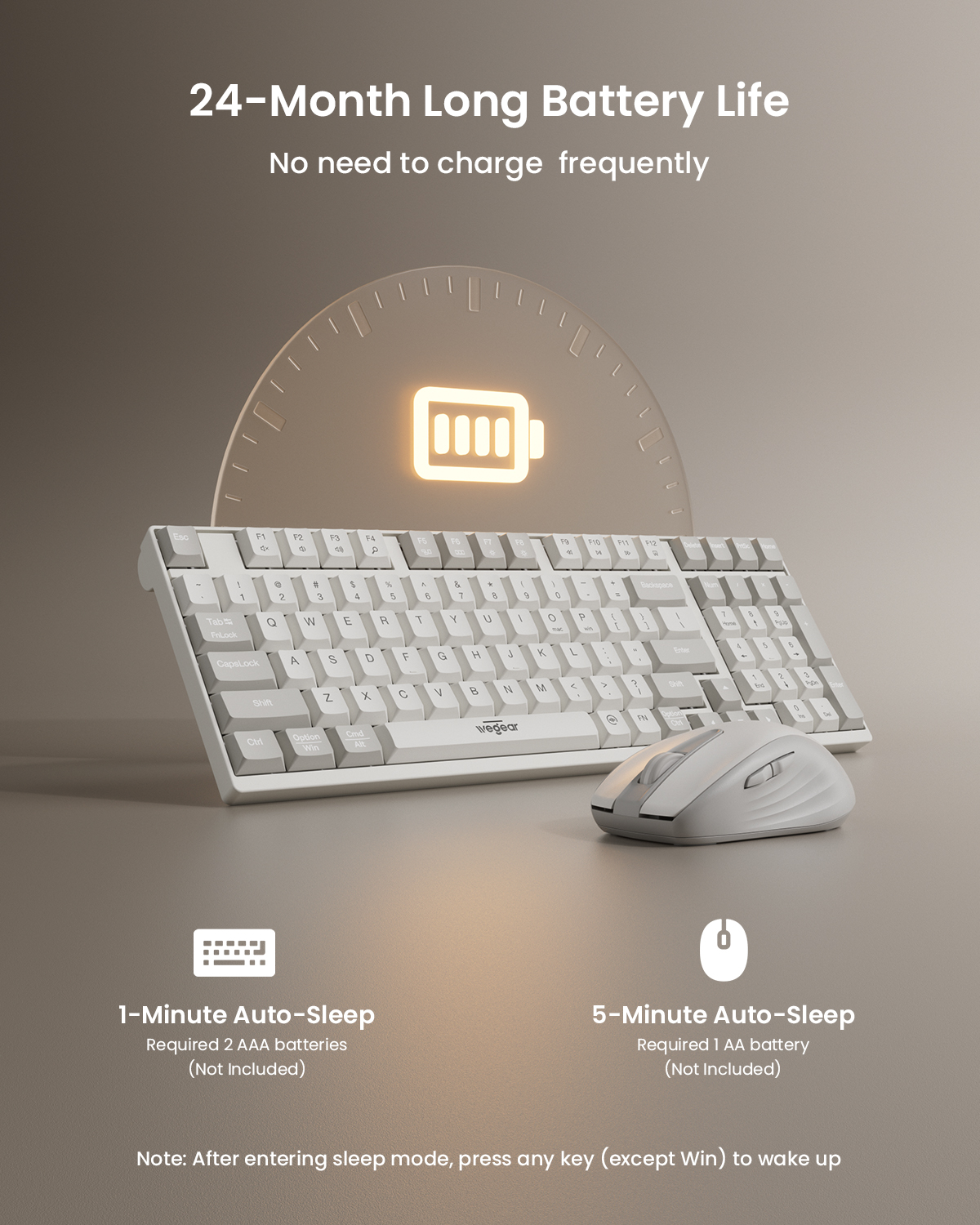 wegear KM3 Wireless Keyboard M - مراجعة Home Office For Mac وسعره