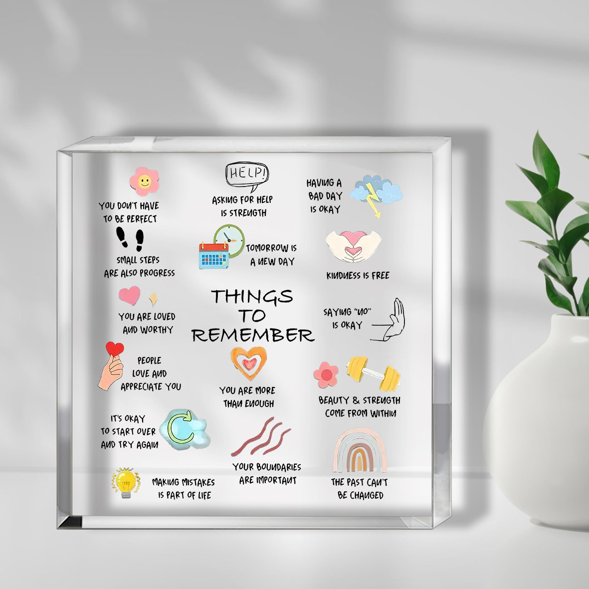 1pc Modern Acrylic Inspiration - مراجعة Home Office Quotes وسعره