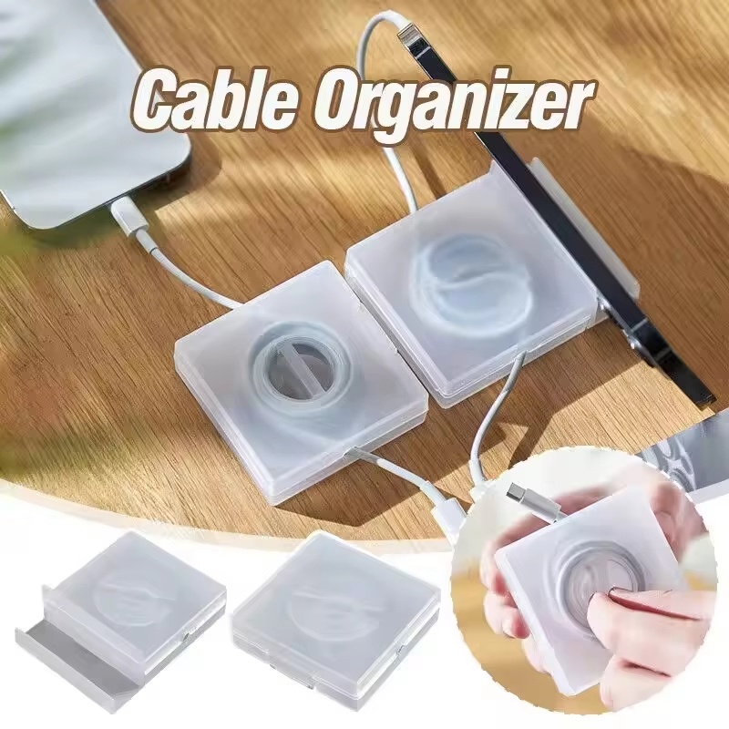 Rotatable Wire Winder Box Port - مراجعة Cable Management Box وسعره