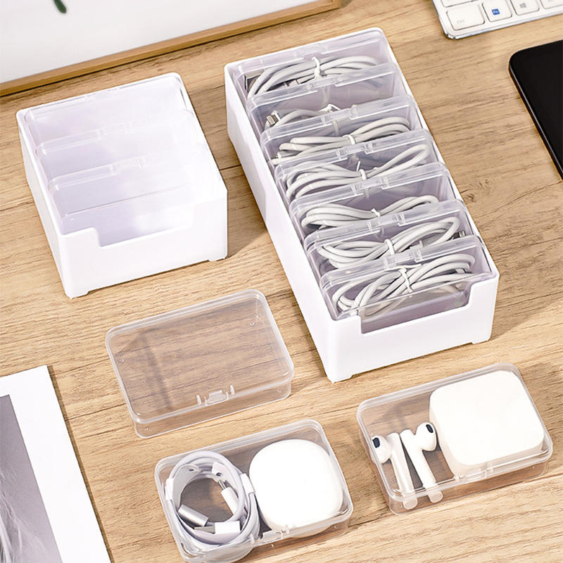 Transparent Data Cable Storage - مراجعة Cable Management Box وسعره