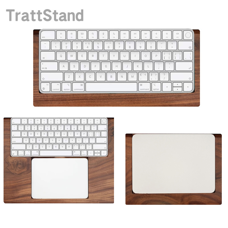 2 in 1 Walnut Solid Wooden Tra - مراجعة Wrist Rest Pad وسعره