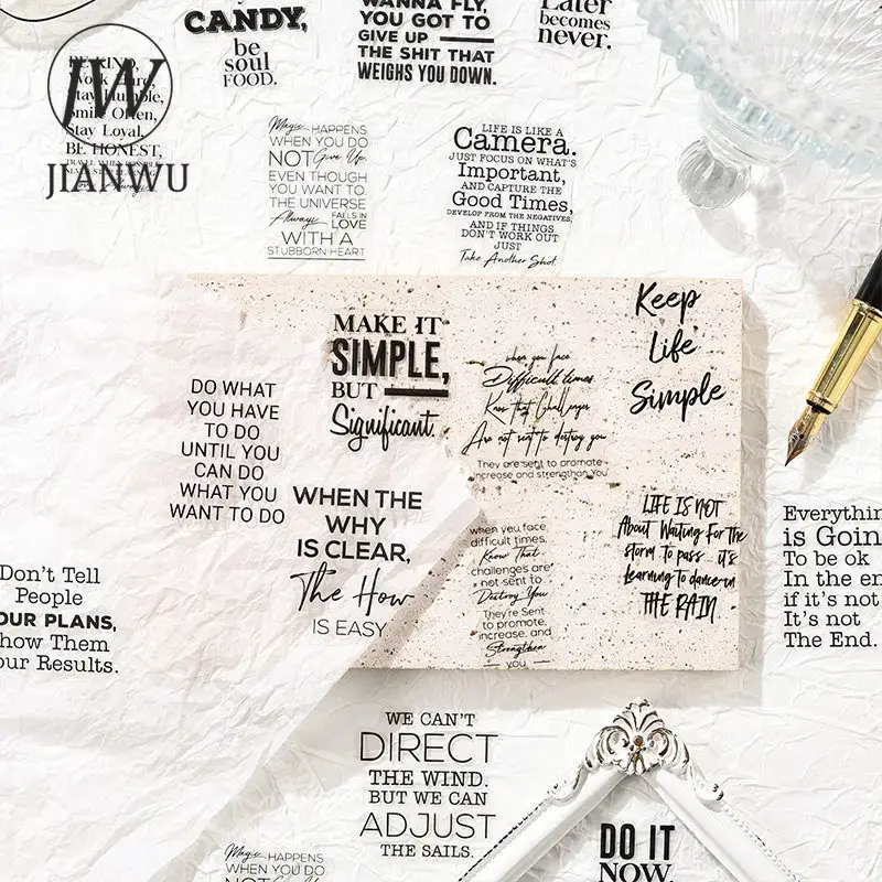 JIANWU Pure Poet Series Vintag - مراجعة Home Office Quotes وسعره