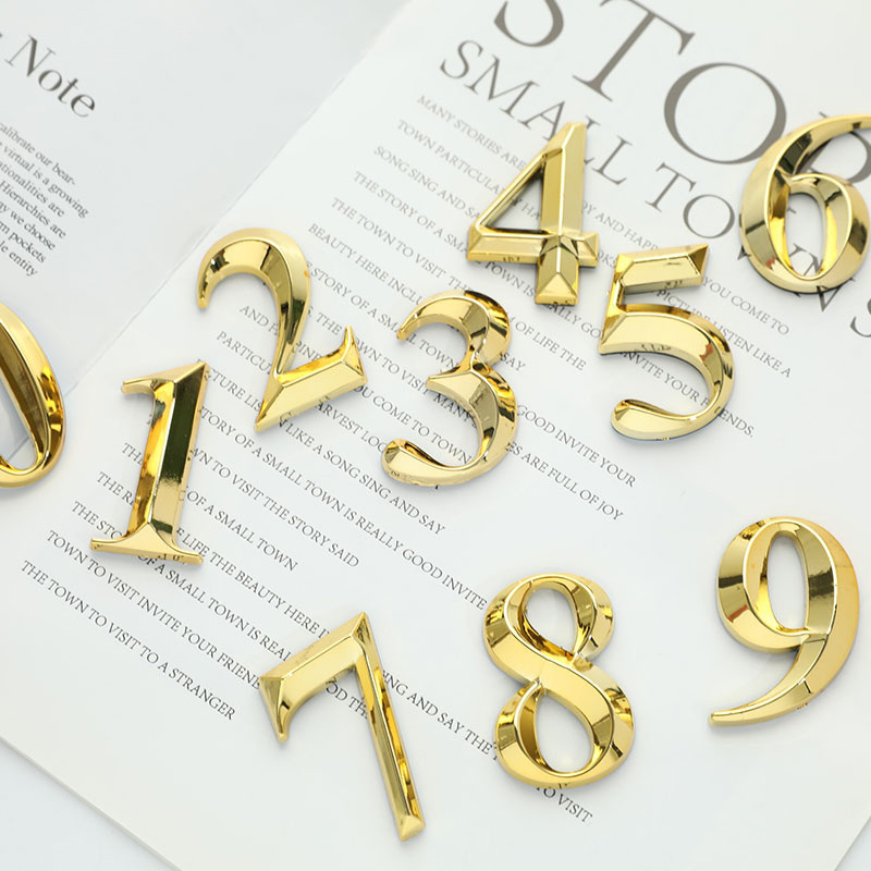 1PC Self Adhesive 3D Number St - مراجعة Home Office Number وسعره