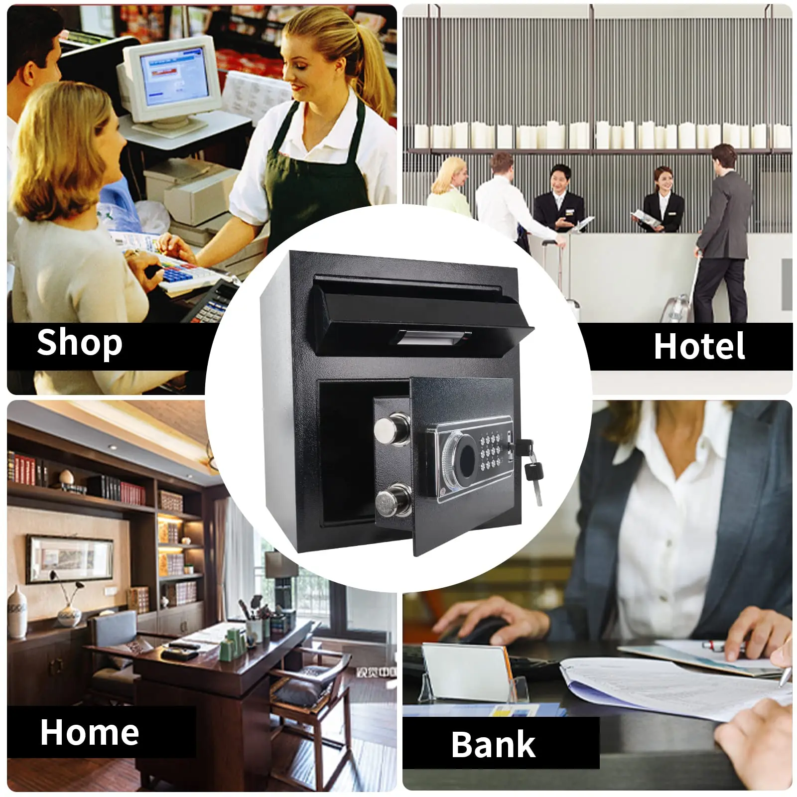-Security Safe Box with Digita - مراجعة Home Office Passport وسعره
