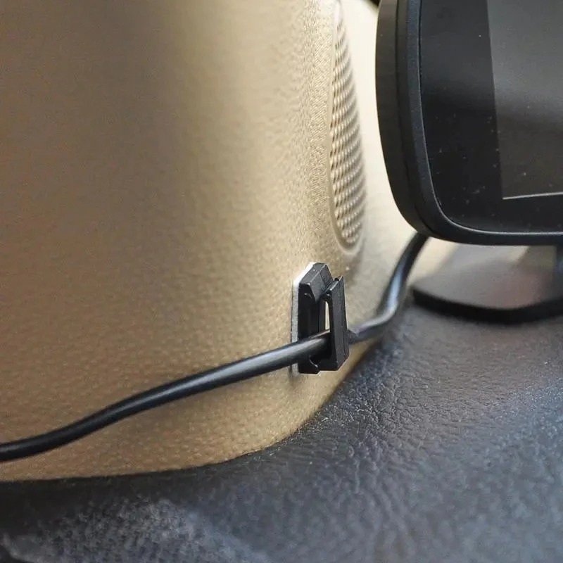 40/10Pcs Self-adhesive Car Cab - مراجعة Cable Management Box وسعره