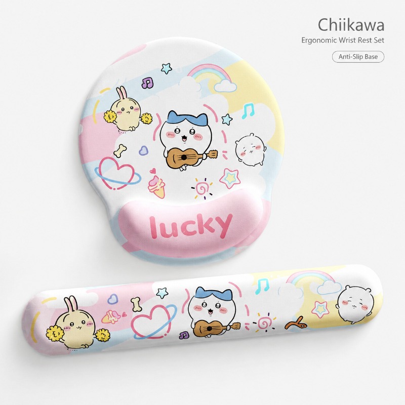 Cute Chiikawa Ergonomic Mouse  - مراجعة Wrist Rest Pad وسعره