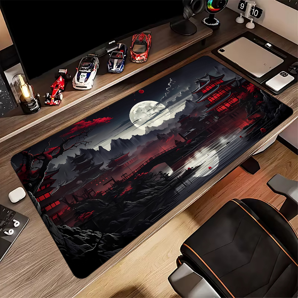 Ink-wash landscape illustratio - مراجعة Mousepad Xl Extended وسعره