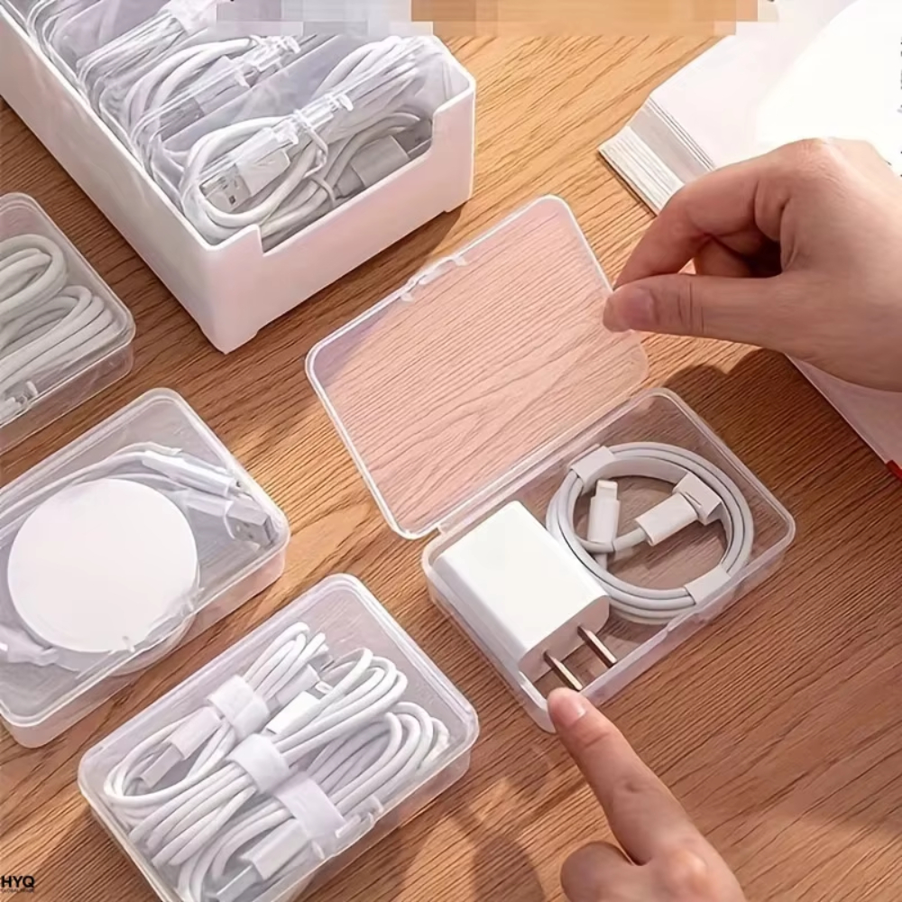 1PC Data Cable Storage Box wit - مراجعة Cable Management Box وسعره