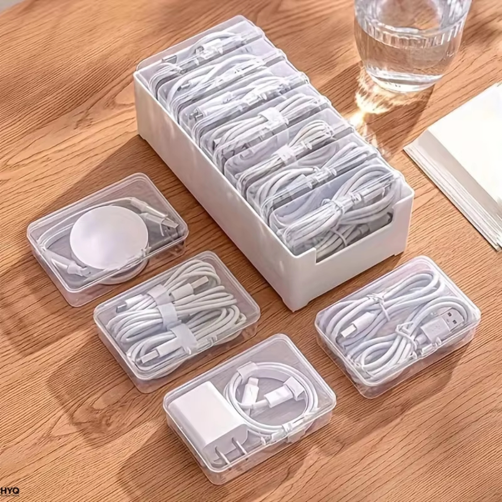 1PC Data Cable Storage Box wit - مراجعة Cable Management Box وسعره