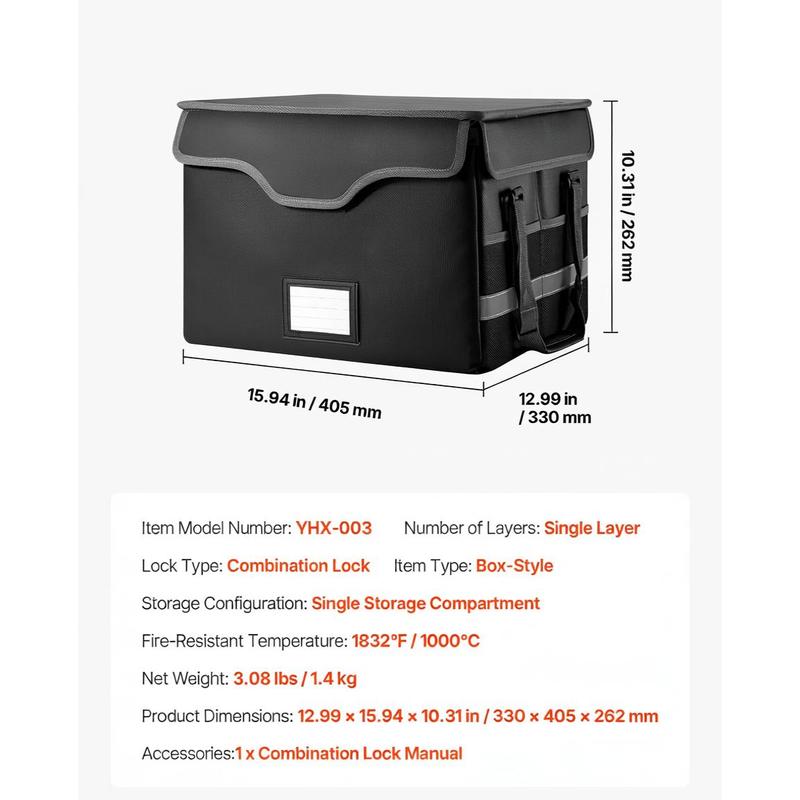Fireproof Document Box, 1832 ℉ - مراجعة Home Office Passport وسعره