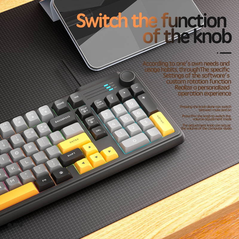 Wired Silent Waterproof Keyboa - مراجعة Home Office For Mac وسعره