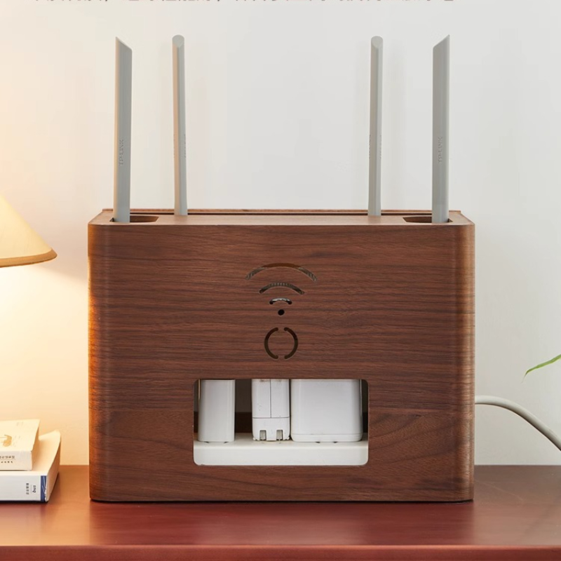 Upscale WiFi Router Storage Bo - مراجعة Cable Management Box وسعره