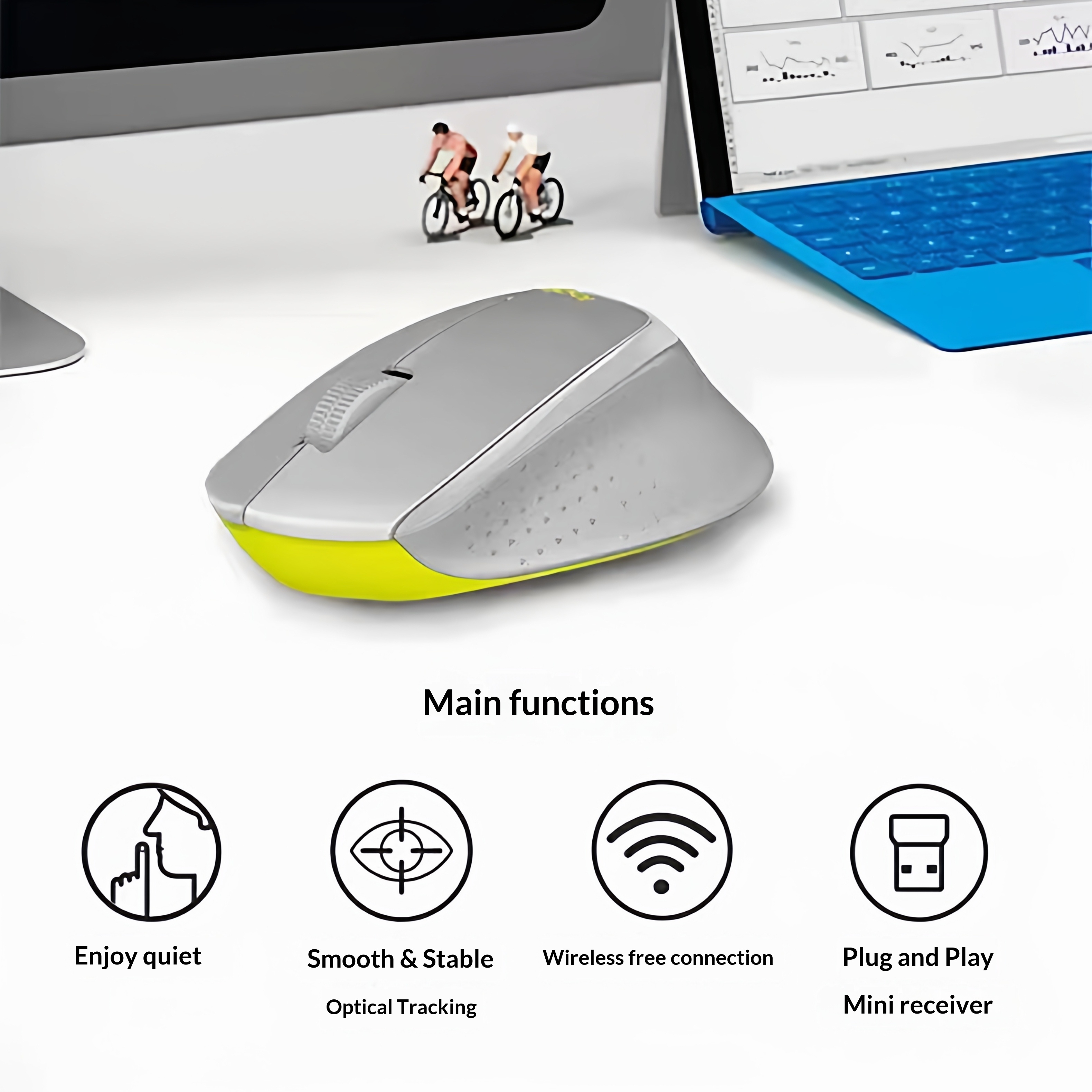 Logitech M330 Wireless Mouse 2 - مراجعة Home Office For Mac وسعره