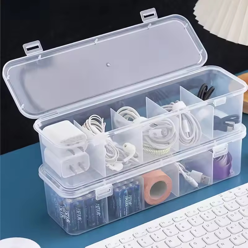 Transparent Data Cable Organiz - مراجعة Cable Management Box وسعره