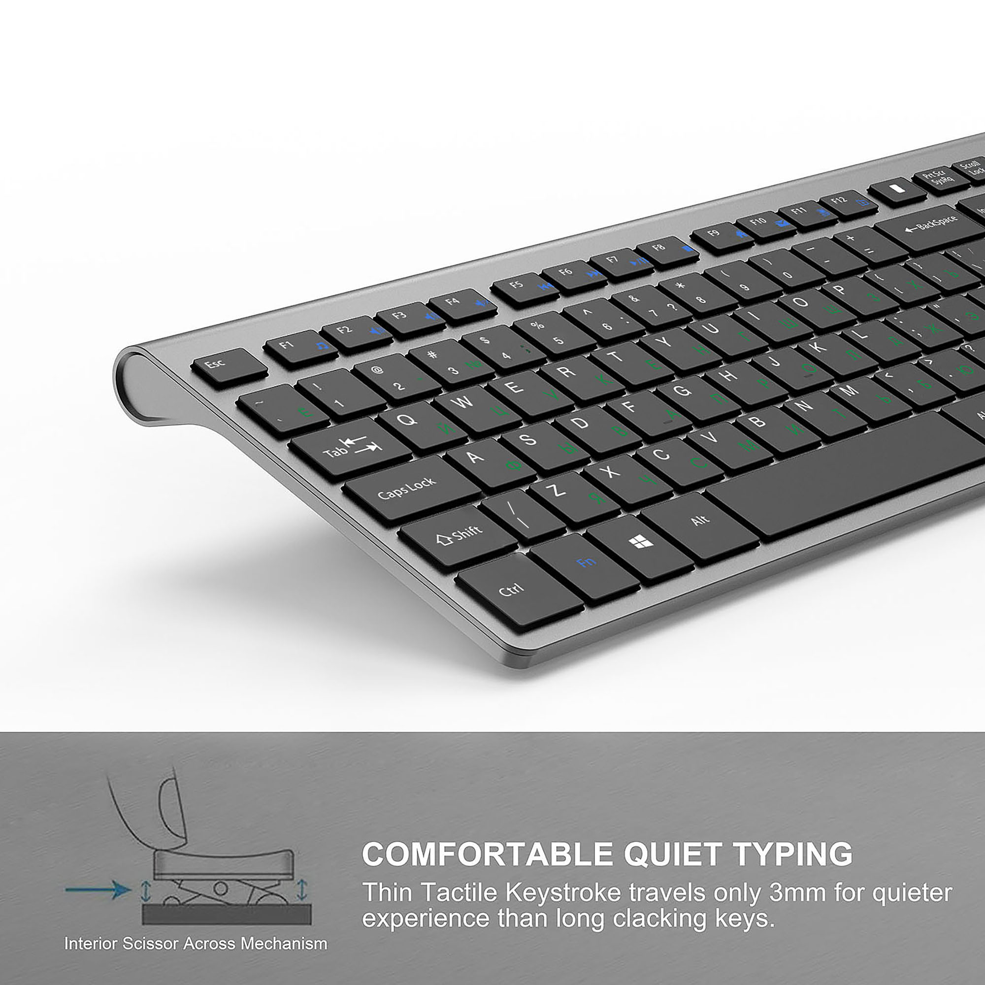 2.4G Rechargeable Wireless Key - مراجعة Home Office For Mac وسعره