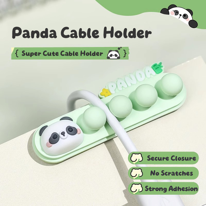 Cartoon Panda Cable Holder: Se - مراجعة Cable Management Box وسعره