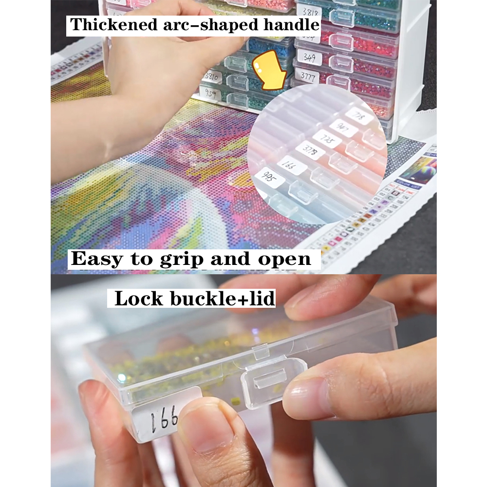 HOMFUN Diamond Painting Tray S - مراجعة Rolling File Cart وسعره