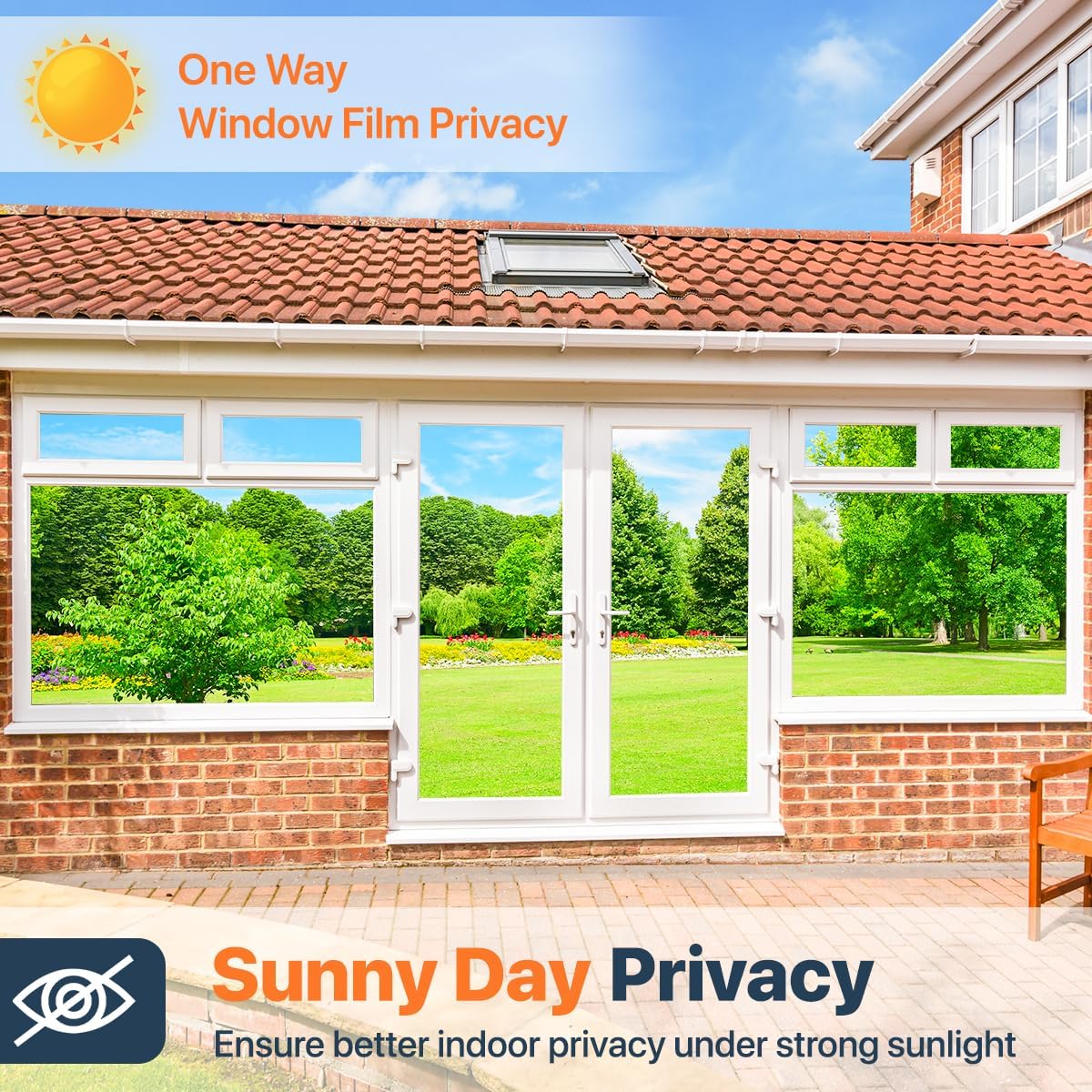 Privacy Window Film 17.7x78.7i - مراجعة Home Office Image وسعره