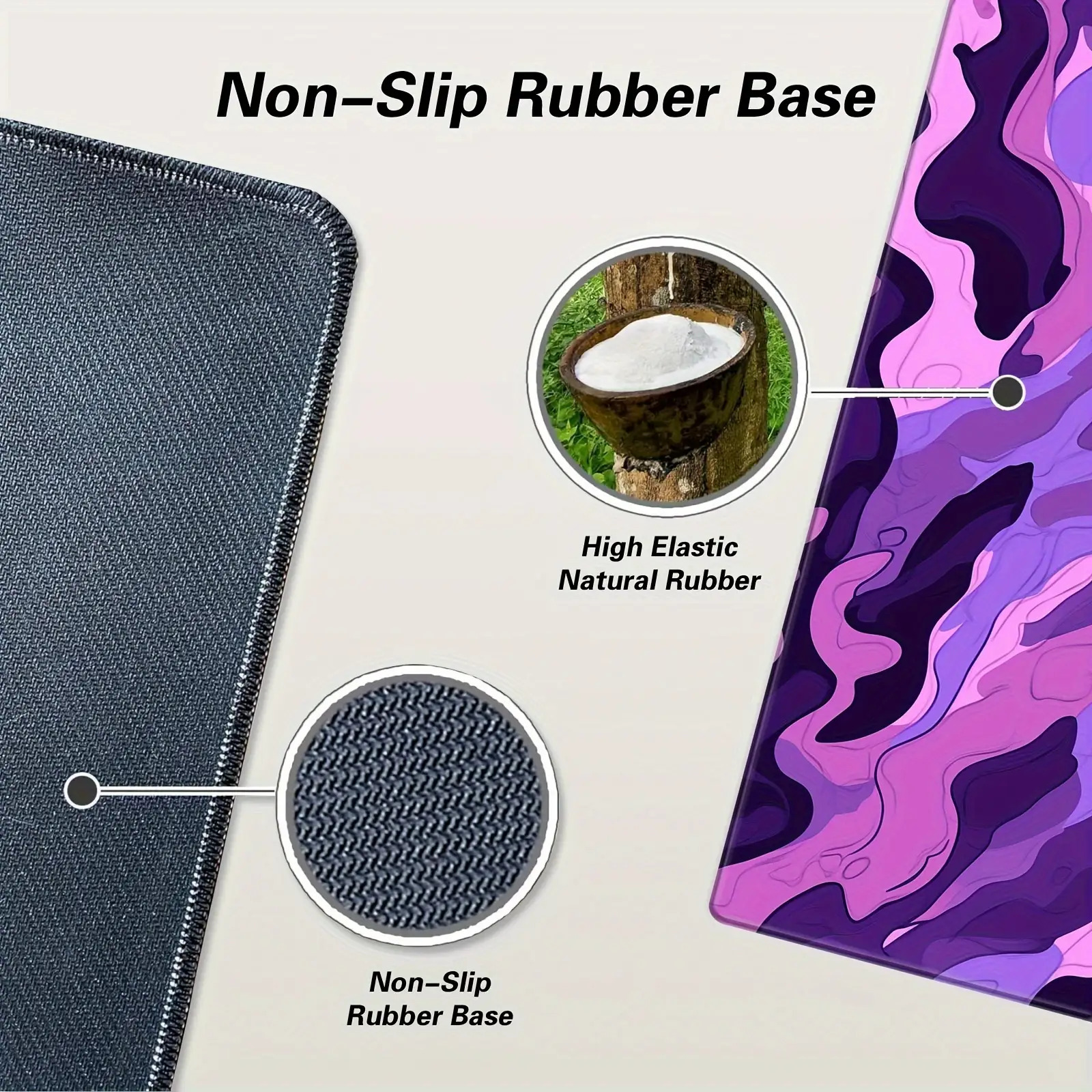 Purple Camo Extended Gaming Mo - مراجعة Mousepad Xl Extended وسعره