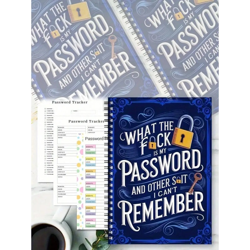 1pc Fun Spiral Password Notebo - مراجعة Home Office Login وسعره