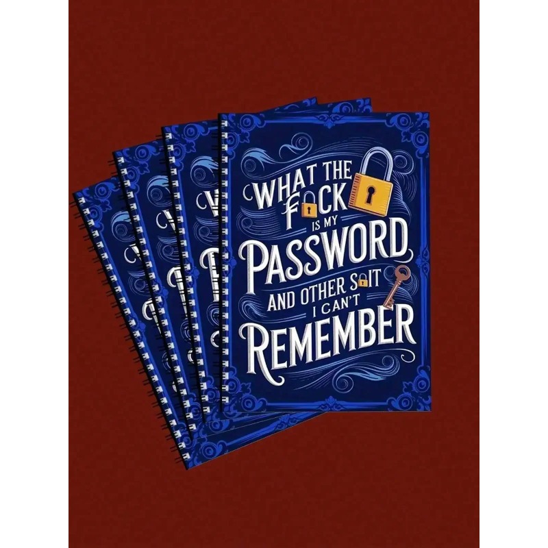 1pc Fun Spiral Password Notebo - مراجعة Home Office Login وسعره