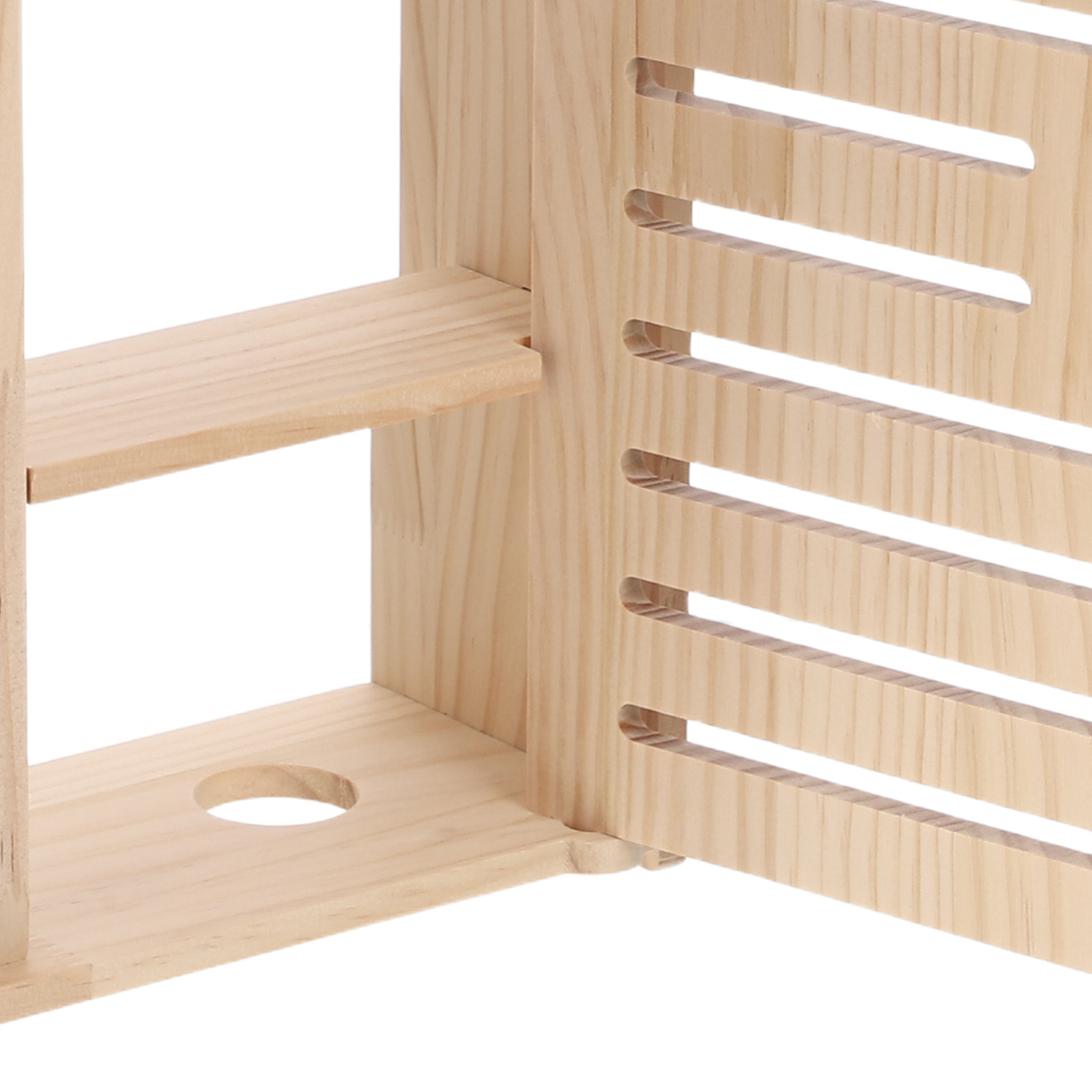 Wood WiFi Router Storage Box W - مراجعة Cable Management Box وسعره