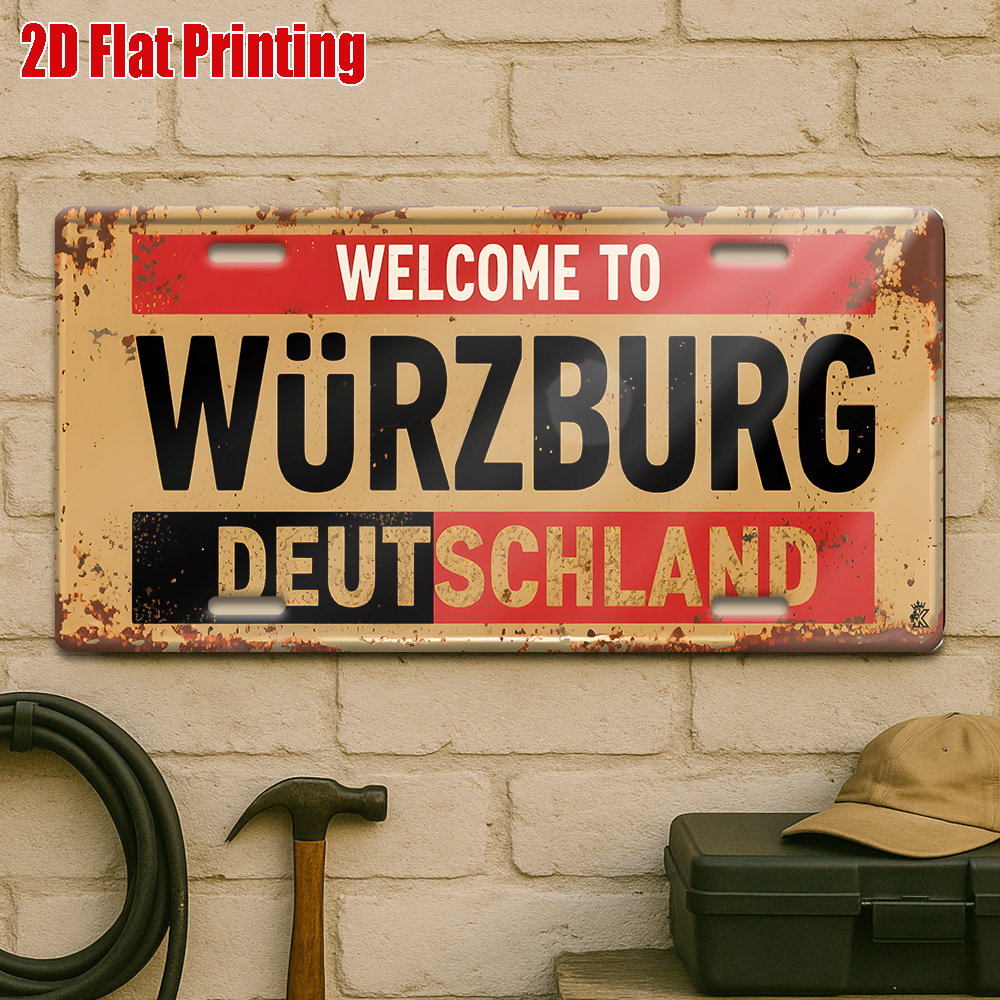 AL Sign - Vintage Durable Meta - مراجعة Home Office Deutschland وسعره
