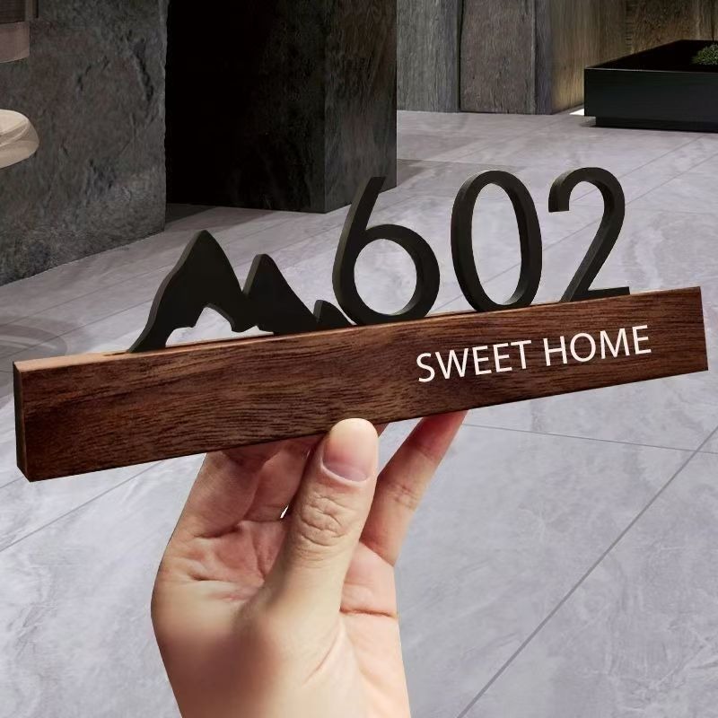 Acrylic Door Plate Shop Sign C - مراجعة Address Home Office وسعره