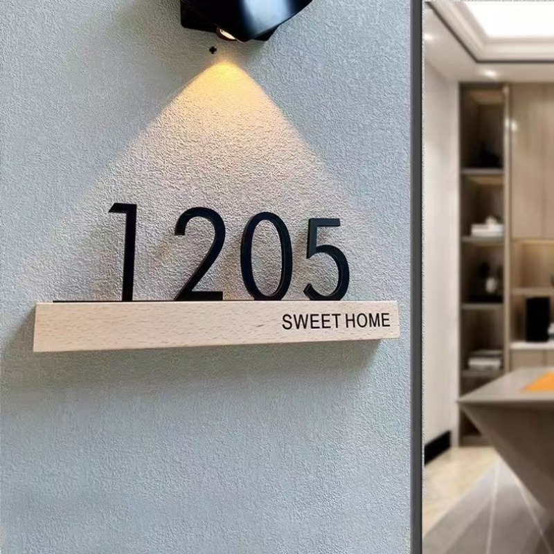 Acrylic Door Plate Shop Sign C - مراجعة Address Home Office وسعره