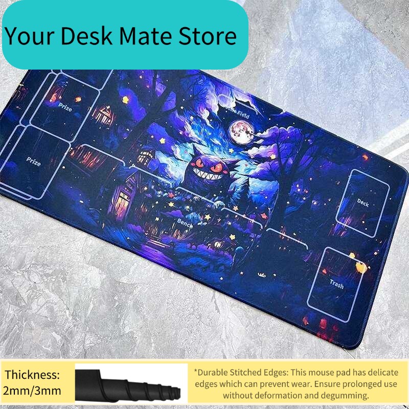 Starry Sky Pikachu TCG Playmat - مراجعة Mousepad Xl Extended وسعره