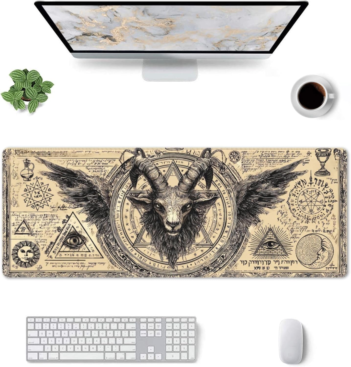 Skull-Themed Extended Gaming M - مراجعة Mousepad Xl Extended وسعره