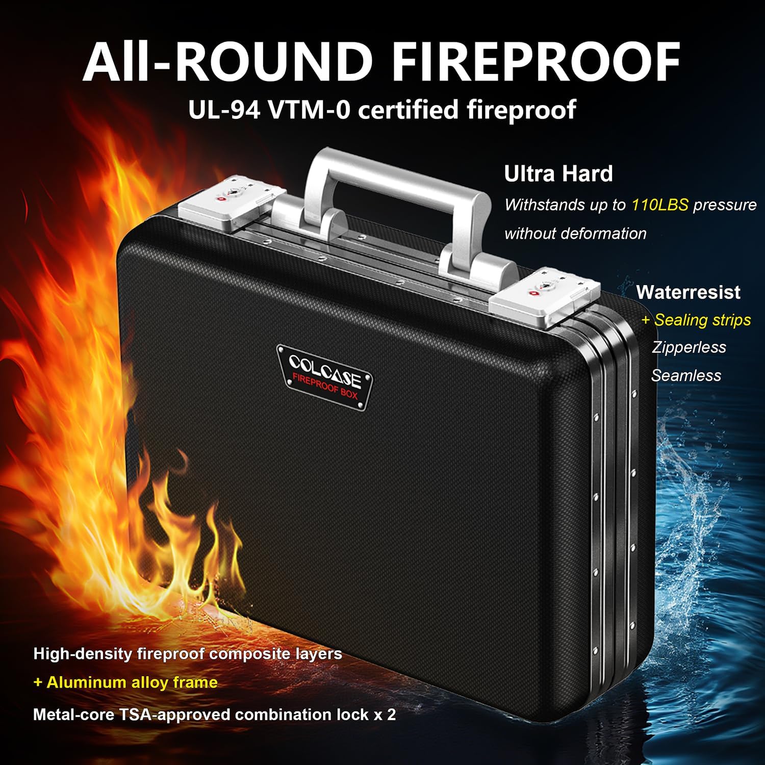 Fireproof Document Box Ultra H - مراجعة Home Office Passport وسعره