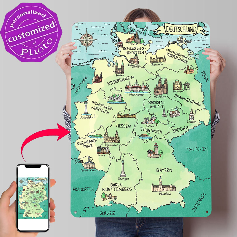 Aquarell Deutschland Karte Per - مراجعة Home Office Deutschland وسعره