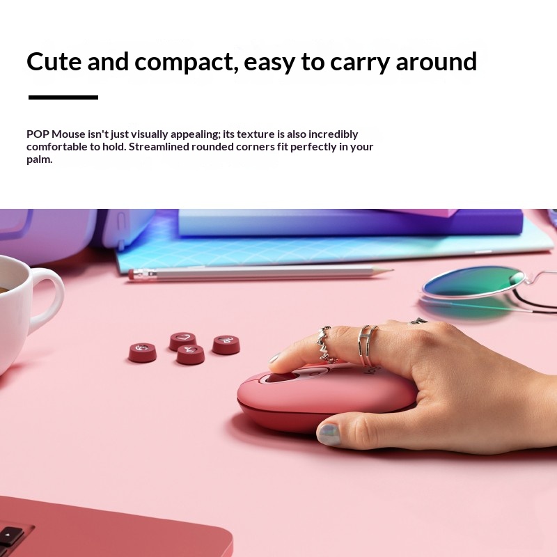 Logitech M350 POP Wireless Mou - مراجعة Home Office For Mac وسعره