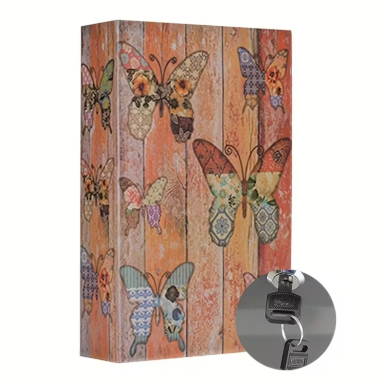 1 Piece, Book Safe with Key Lo - مراجعة Home Office Passport وسعره