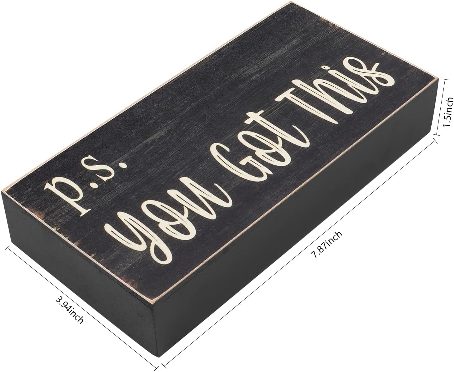 Motivational Desk Decor Black  - مراجعة Home Office Image وسعره