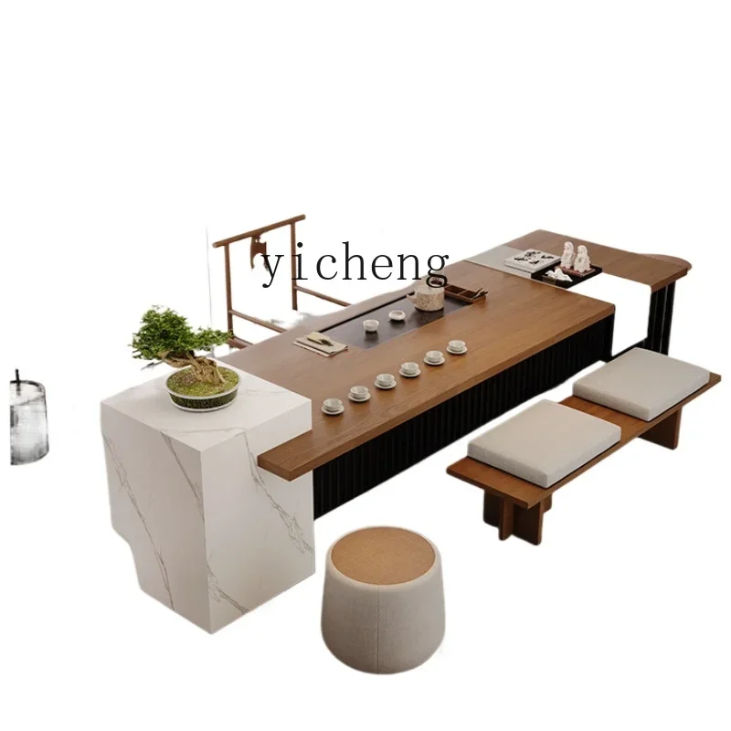 solid wood log island tea tabl - مراجعة Home Office Login وسعره