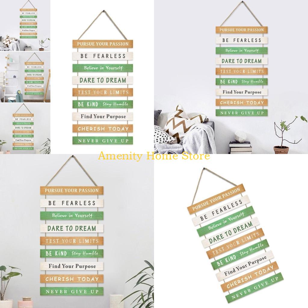 F26C Inspirational Wood Sign W - مراجعة Home Office Quotes وسعره