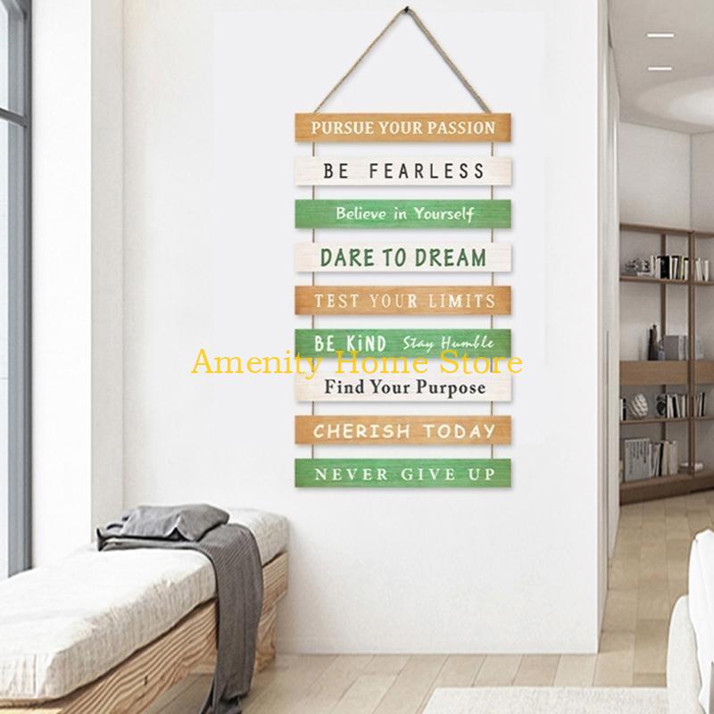 F26C Inspirational Wood Sign W - مراجعة Home Office Quotes وسعره