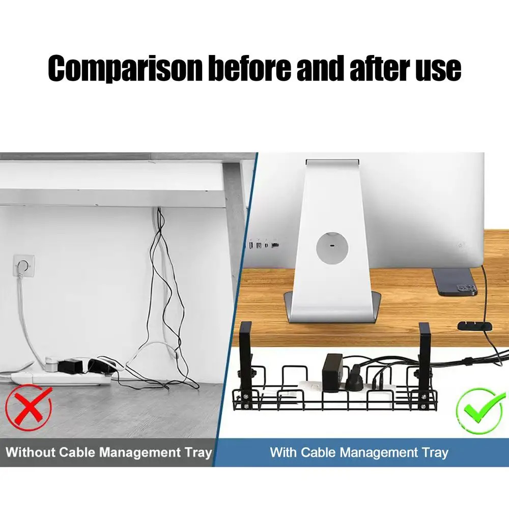Cable Management Box Under Des - مراجعة Cable Management Box وسعره