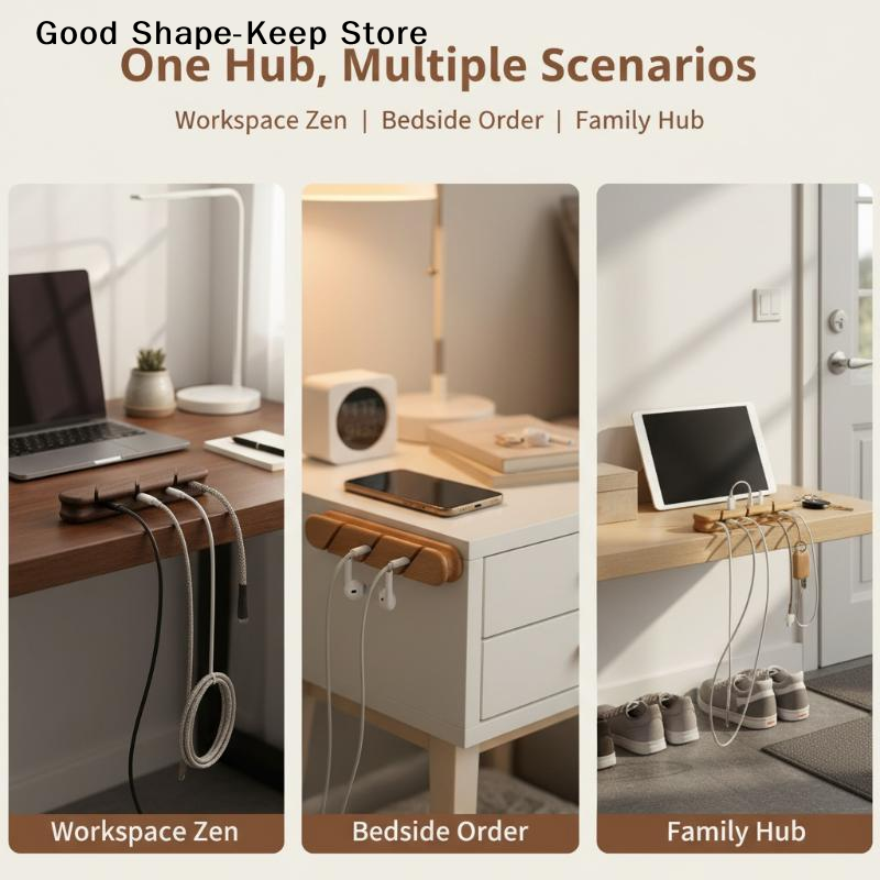 dailySolid Wood Cable Organize - مراجعة Cable Management Box وسعره