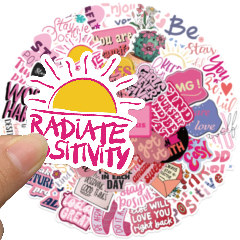 50pcs Pink Inspirational Phras - مراجعة Home Office Quotes وسعره