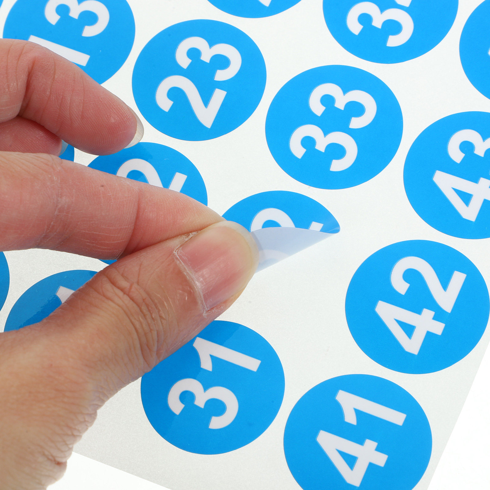 20 Sheets Number Stickers Numb - مراجعة Home Office Number وسعره