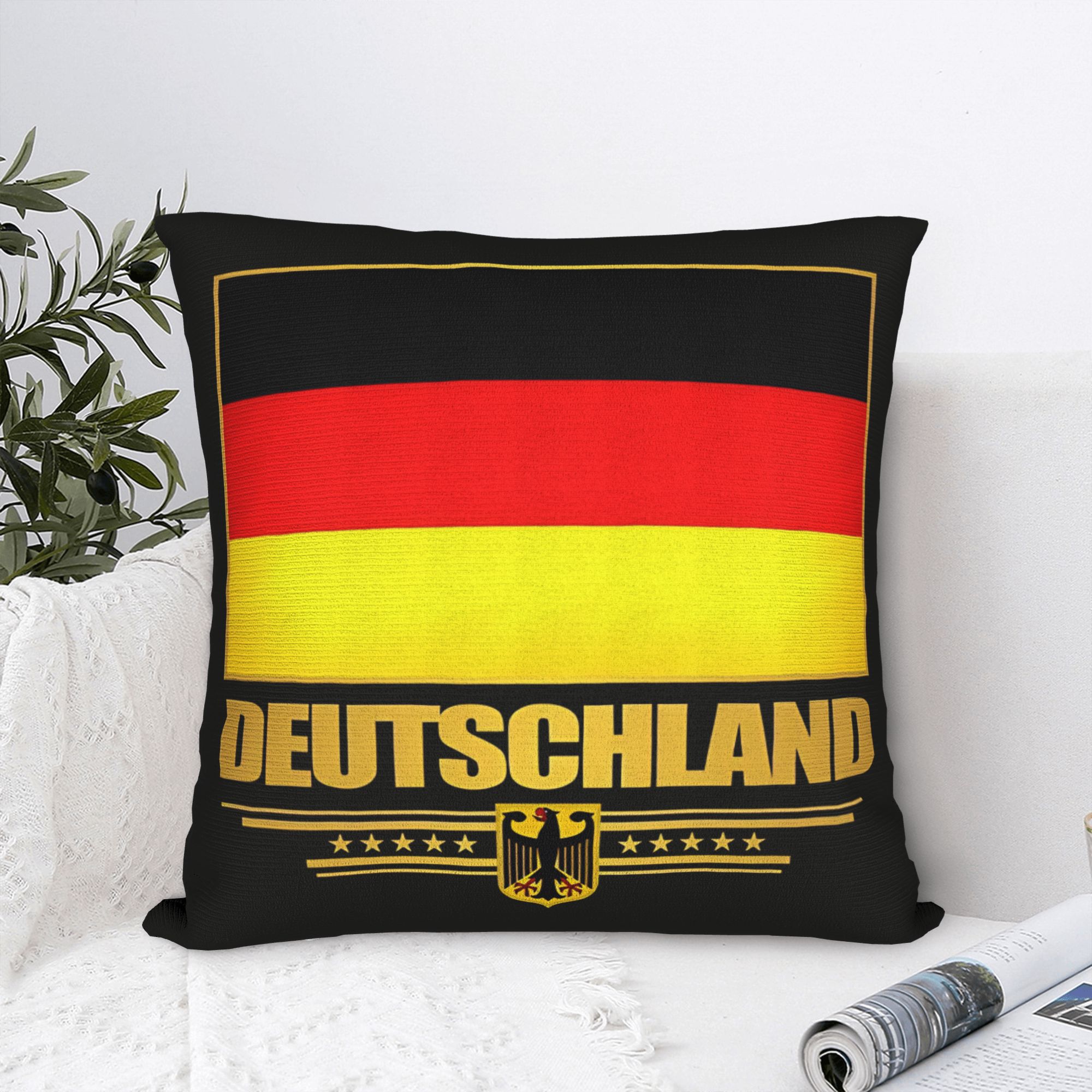 Germany Deutschland Flag Pillo - مراجعة Home Office Deutschland وسعره