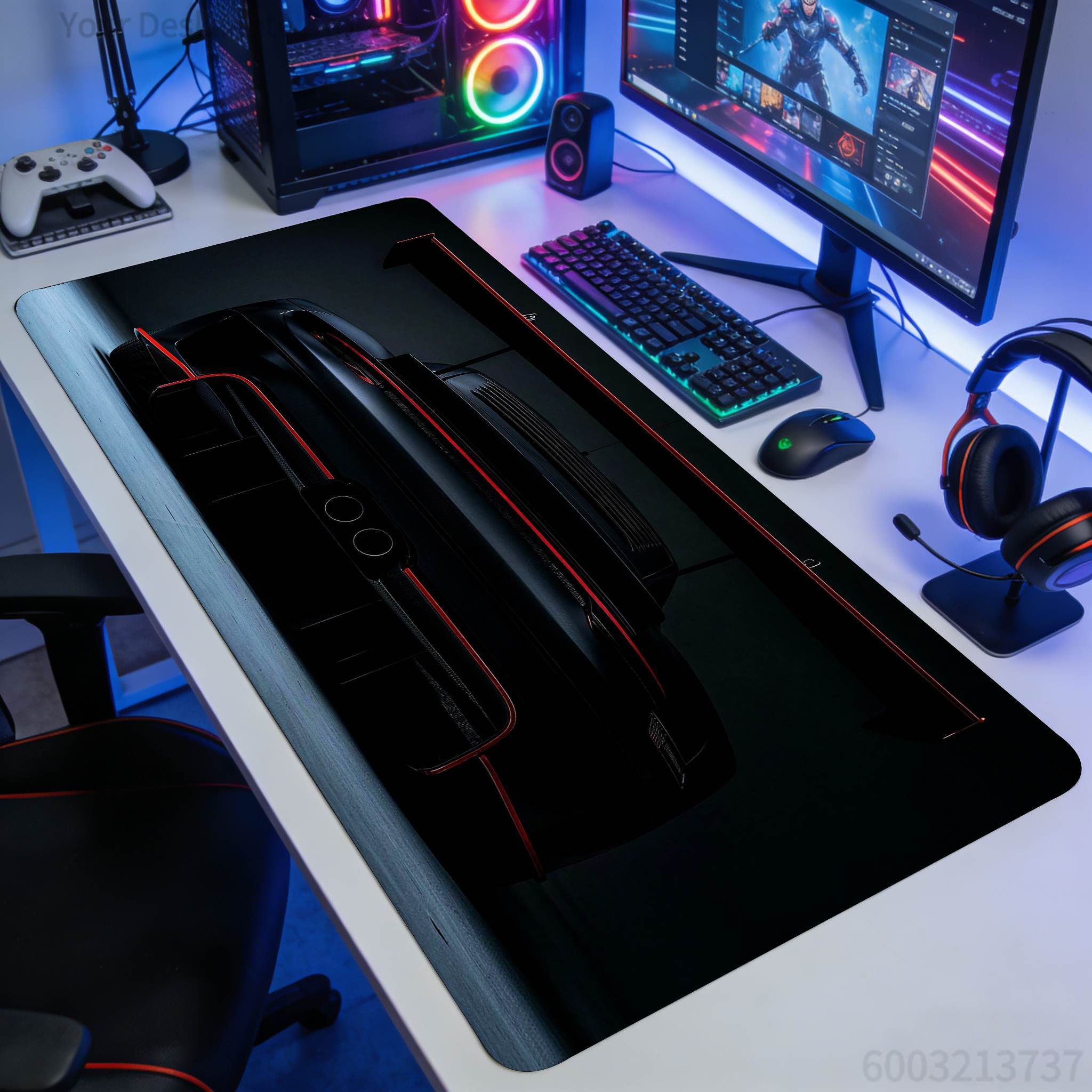 Car-Themed Gaming Mouse Pad -  - مراجعة Mousepad Xl Extended وسعره
